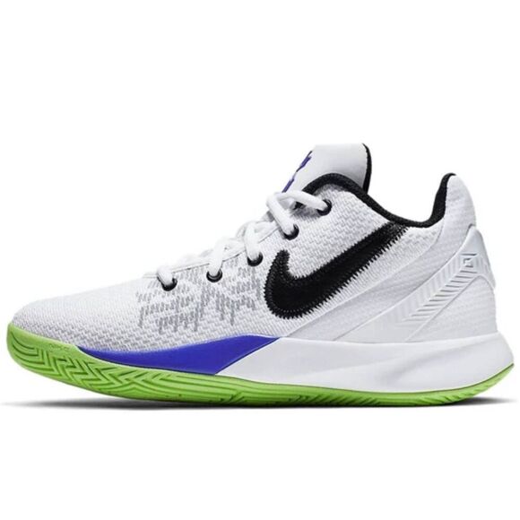 NIKE Kyrie Flytrap 2 'White Lime Blast' Basketball Shoes Size 4.5Y
